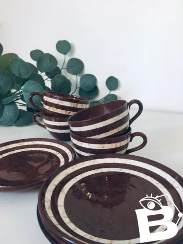 Tasses Digoin Sarreguemines