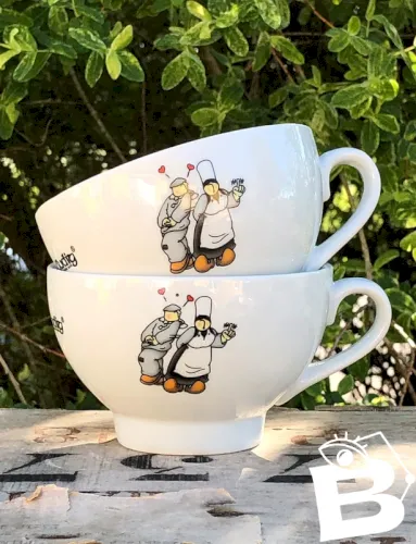 Tasses Mam’ Goudig en porcelaine