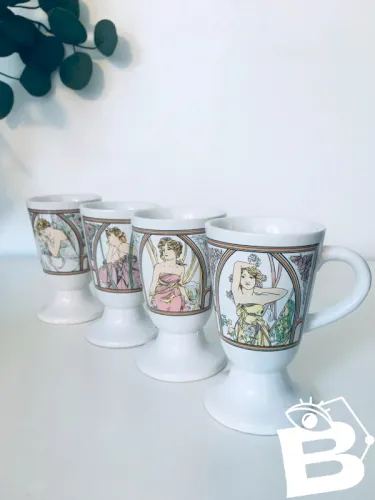 Tasses / Mazagrans Art Nouveau