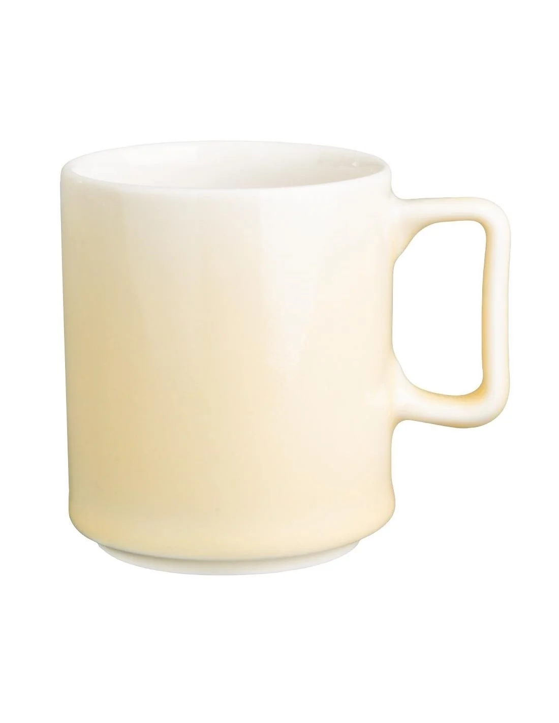 Tasses Olympia Fondant jaunes 230ml (lot de 6)