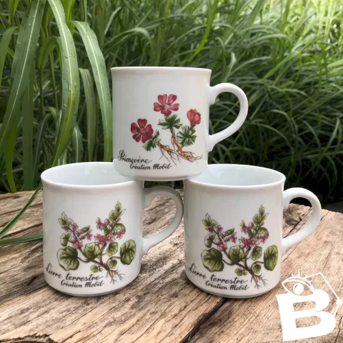 Tasses vintage Mobil Winterling