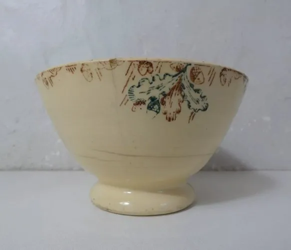 Terre de Fer ancien bol modèle chêne