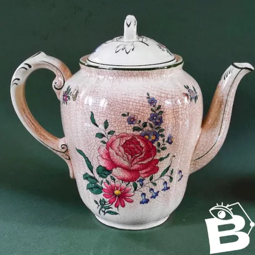 Théière, cafetière Villeroy & Boch ancienne, modèle vieux Strasbourg