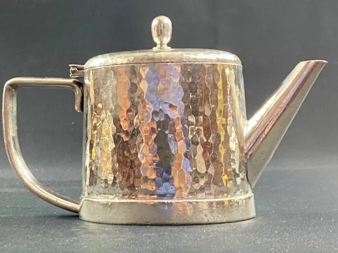 Théière individuelle métal argenté qualité hôtellerie 50cl Giraudy's Hotel Nice