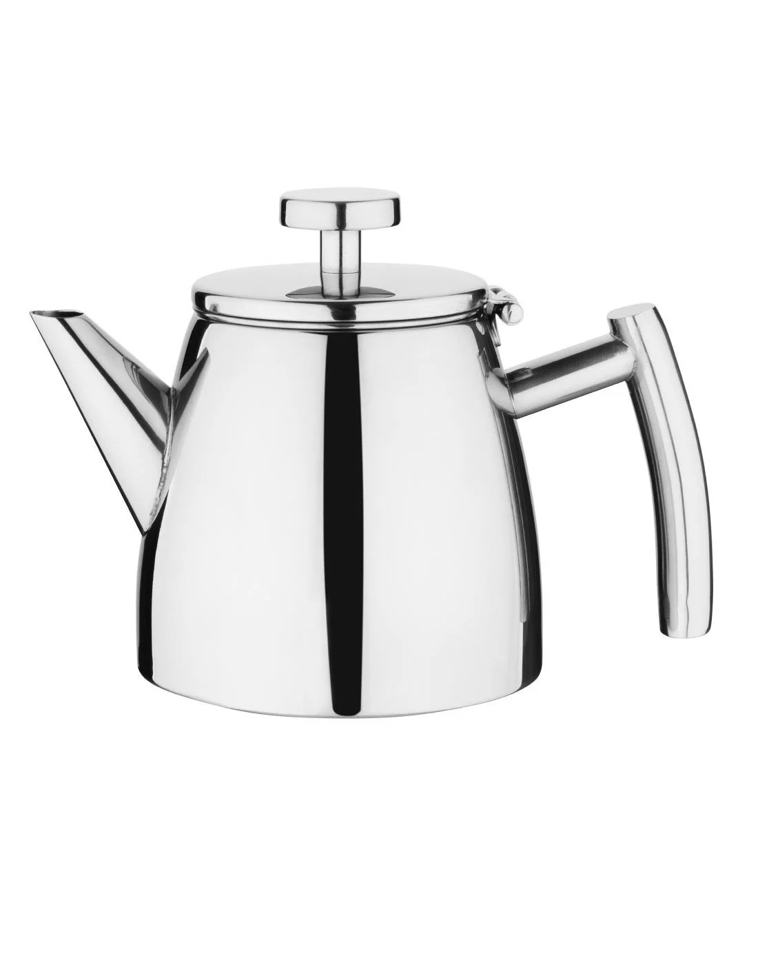 Théière isolée conique Olympia en acier inoxydable avec filtre 350 ml