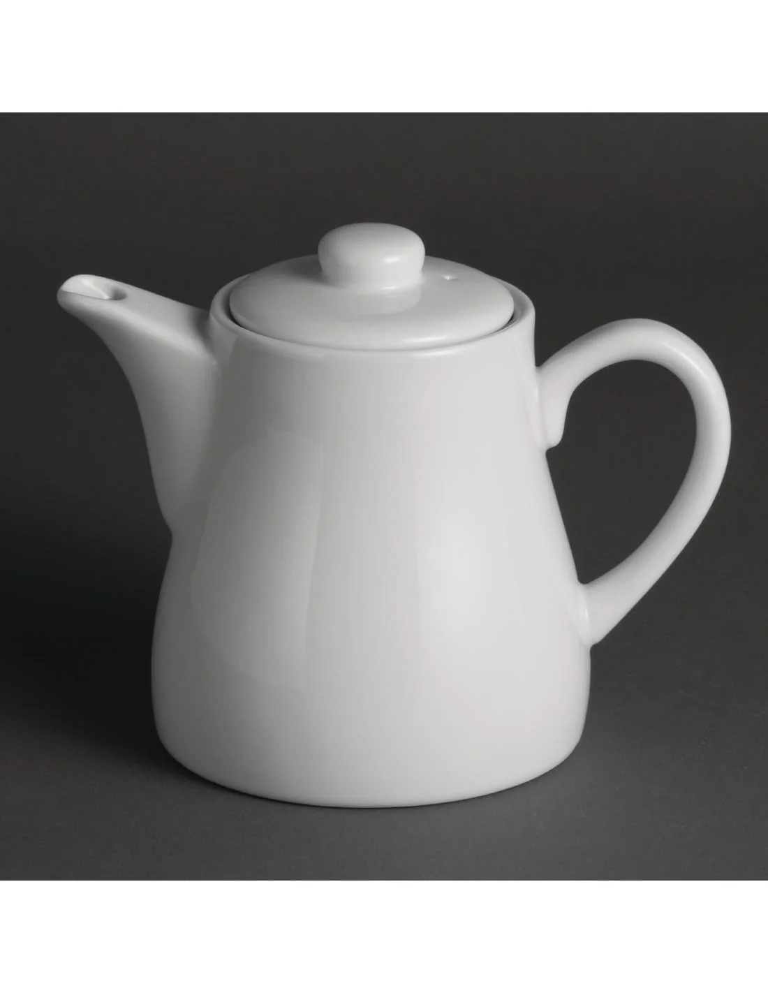 Théières blanches Olympia Whiteware 480ml (Lot de 4)