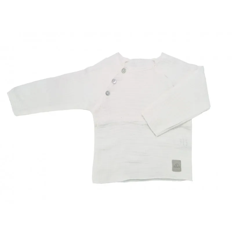 top primera puesta gasa organica blanco