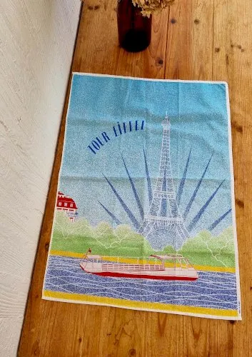 Torchon Tour Eiffel vintage