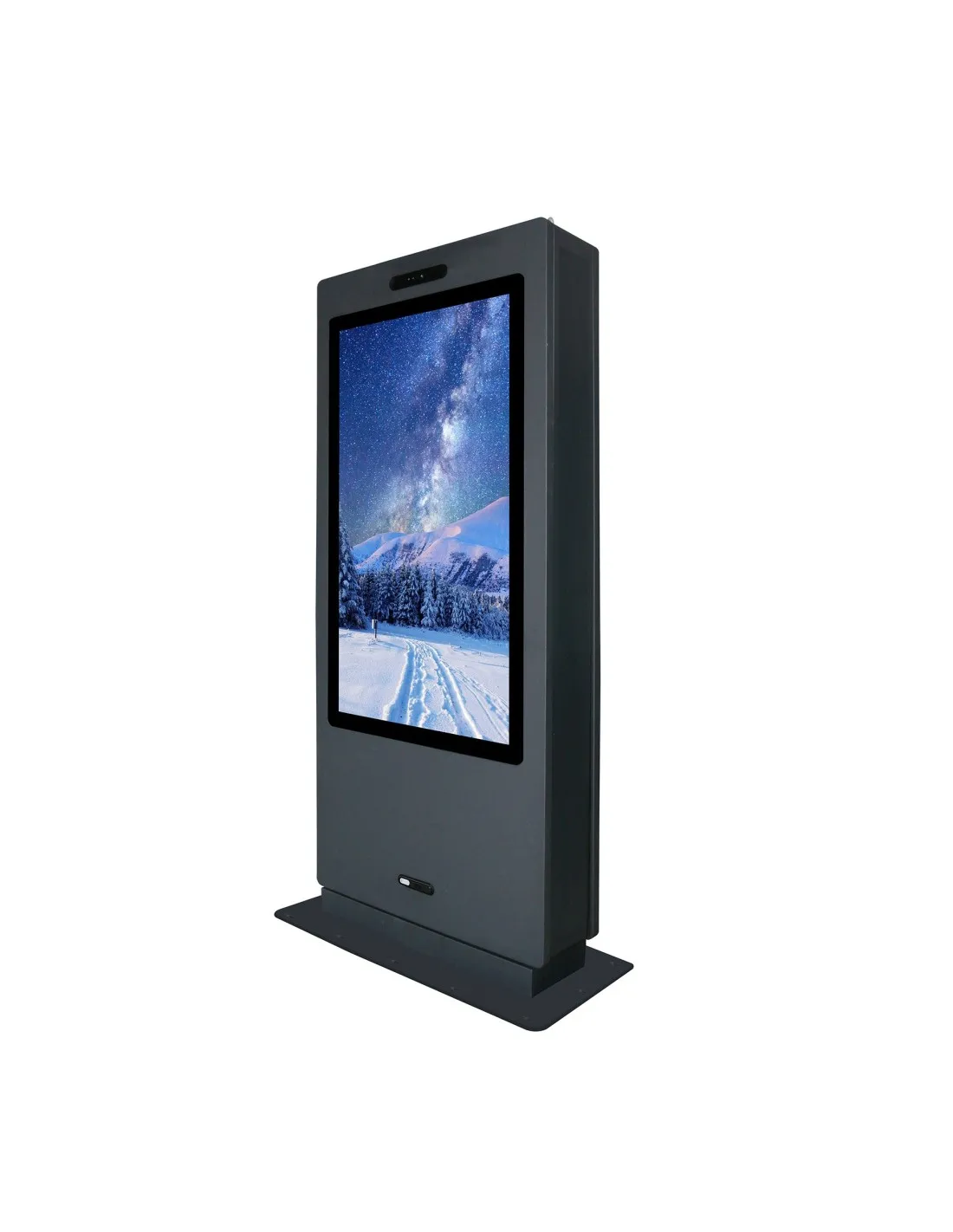 Totem vidéo 55'', FULL HD, 3500 cd, 24h/7j, Outdoor, Double face