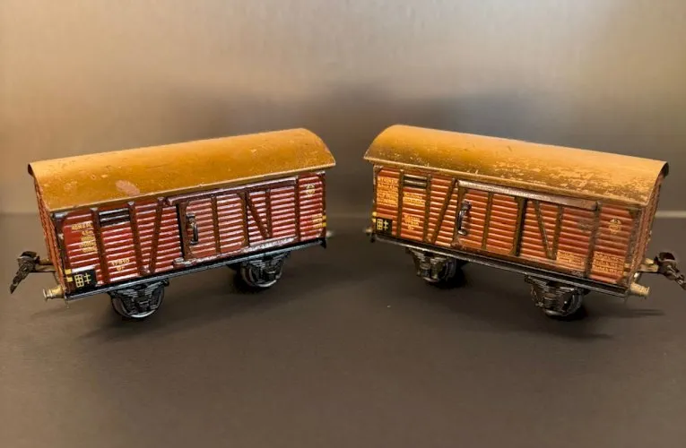 Train Marklin échelle 0 deux wagons