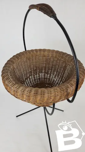 Travailleuse Corbeille en osier