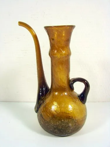 Très Ancienne Aiguière en Verre Soufflé Murano ? pas Signé TBE H - 20 cm