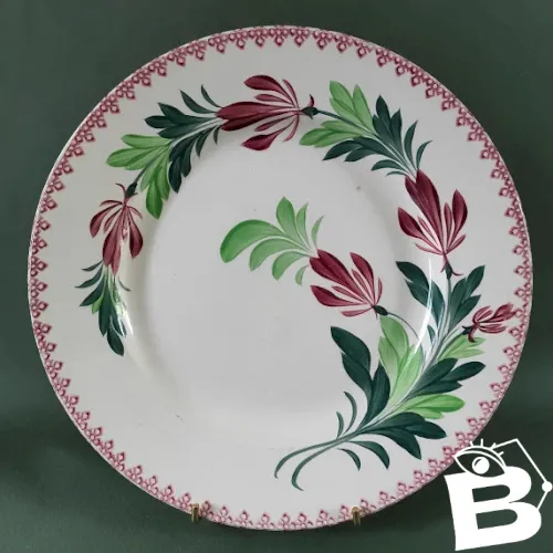 Très grand plat rond en Terre de fer