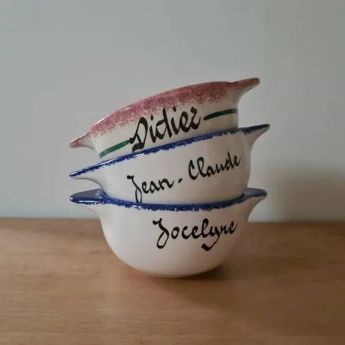 Trio de bols bretons Thé, café ou petit cacao