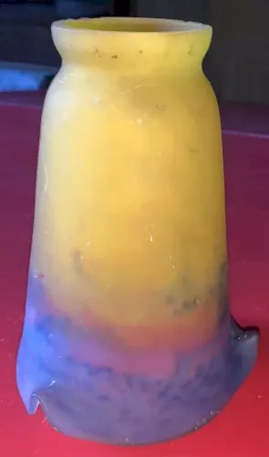 tulipe en pâte de verre Muller frères Lunéville