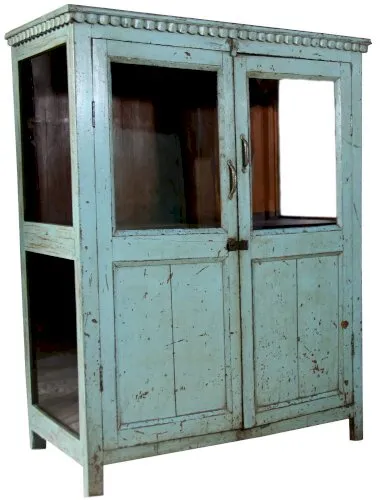 Vaisselier ancien en teck birman