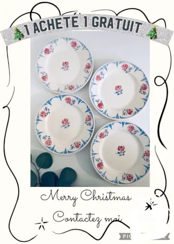 Vaisselle vintage offre Noël