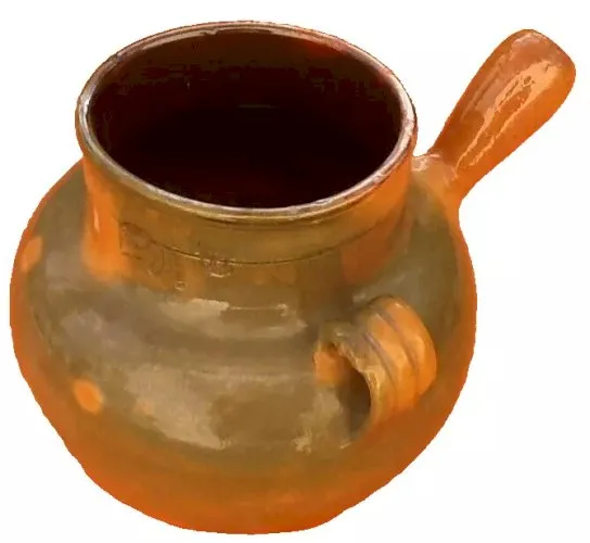 Vallauris Ancien Toupin N°10 Terre cuite vernissée