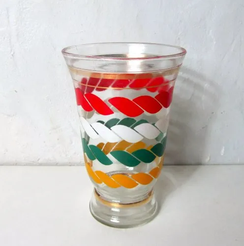 Vase en verre Vintage 18cm