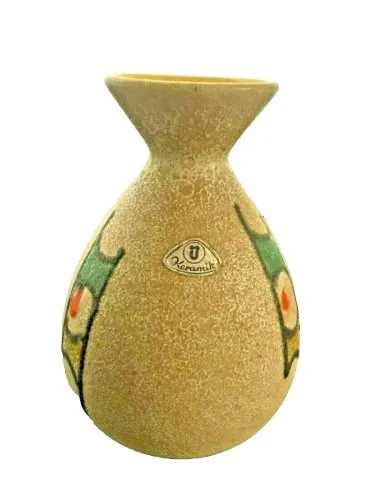 vase gourde année 60 céramique étrangère modernisme cubisme keramik à identifier