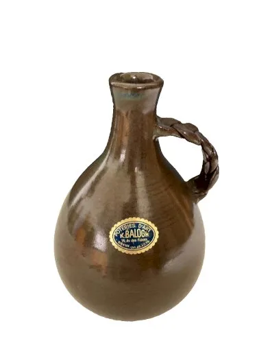 vase gourde terre cuite marron Balogh Karoly Dreux potier artisanat artisanat