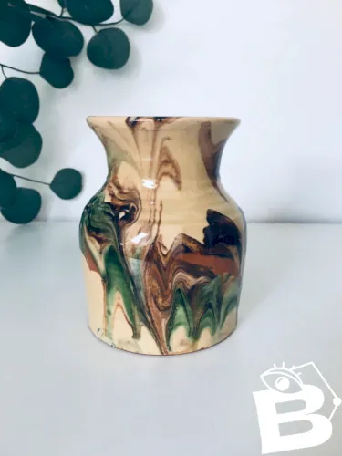 Vase grès vintage Soufflenheim