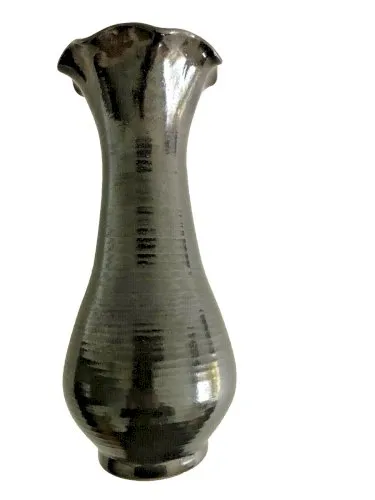 vase marron en terre cuite de Balogh Karoly Dreux Eure et loire 1993