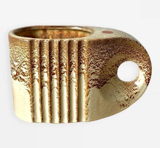 Vase moderniste Roberto Rigon pour Bertoncello 1970s