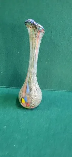 VASE MULTICOLORE EN VERRE SOUFFLE