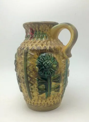 Vase Pichet ceramique Bay west germany lava vintage annees 60 70