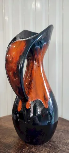 Vase ou pichet ceramique flammée Vallauris 1960