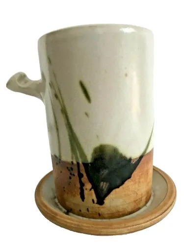 vase ramasse couverts grès poterie de la Colombe modernisme design 20 ieme