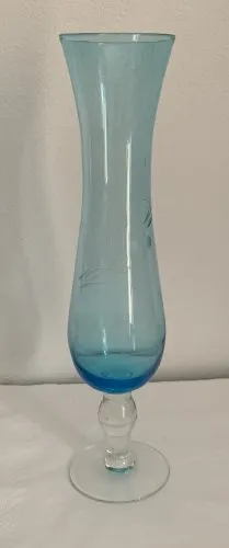 vase soliflore en verre soufflé