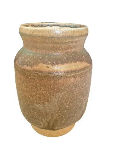 vase terre cuite  puisaye la borne marque a identifier vintage poterie