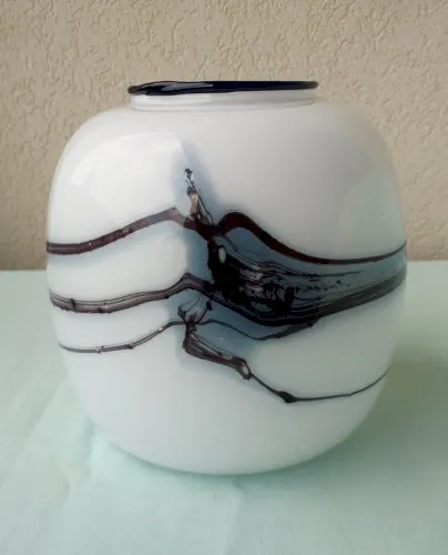 Vase verre Michael Bang Holmegaard