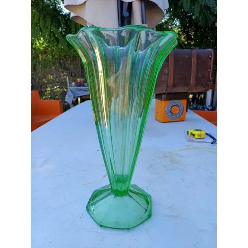 Vase Verre Vert
