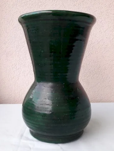 Vase vert Longchamp
