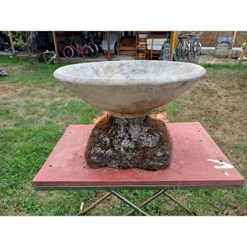 vasque ronde en Pierre reconstituée