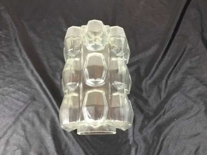 verre d applique d Hélèna TYNELL par Limburg 60/70 Design Vintage