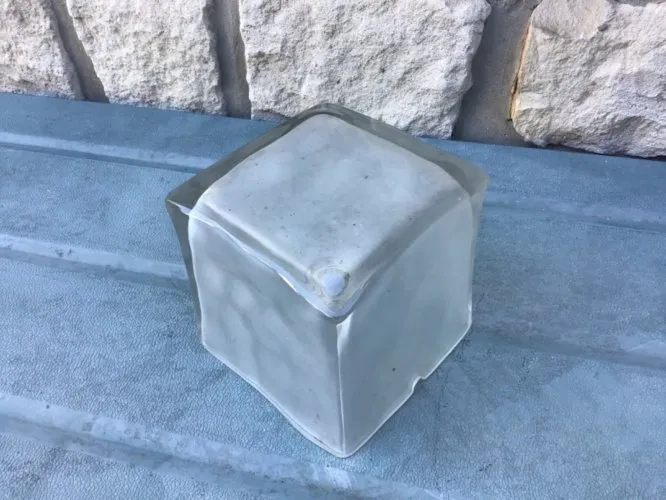 Verre de LAMPE GLAÇON ICE CUBE IKEA IVIKEN Vintage Scandinave Lampe IKEA