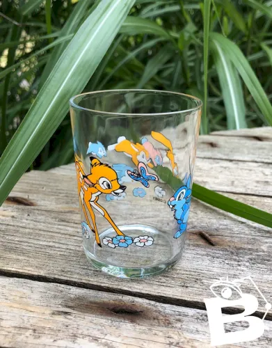 Verre Disney Bambi vintage