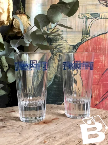 Verres à anisette Pastis 51 vintage