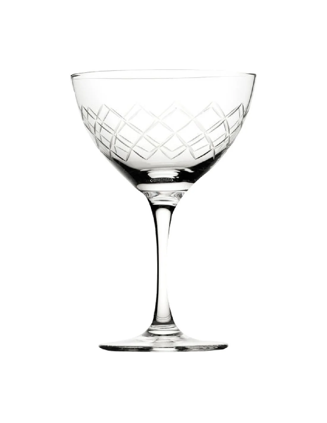 Verres à martini Utopia Raffles Diamond 190 ml (lot de 6)