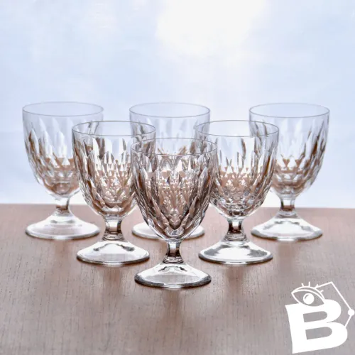 Verres anciens en cristal Villeroy & Boch