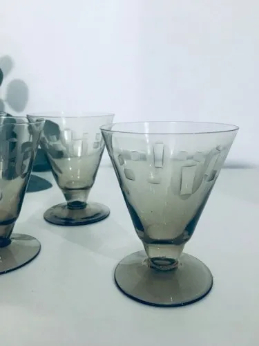 Verres Art Déco