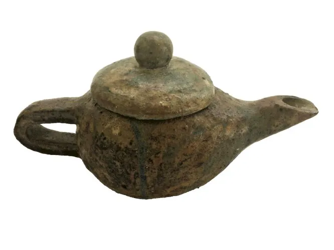 VERSEUSE TISANIERE EN TERRE SIGNATURE EA EPREUVE D'ARTISTE A IDENTIFIER