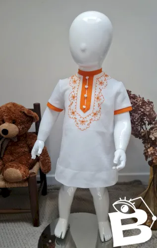 vêtement tunique vintage 18 mois- bambino- années 70