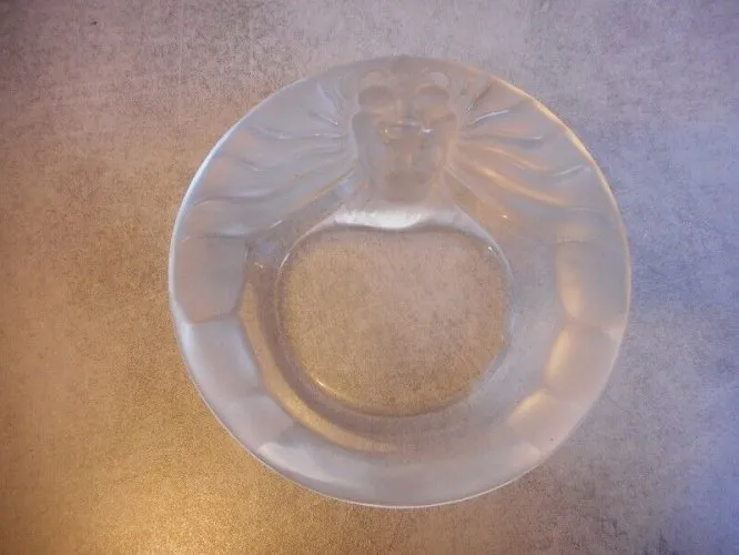 VIDE POCHE CENDRIER LION LALIQUE FRANCE