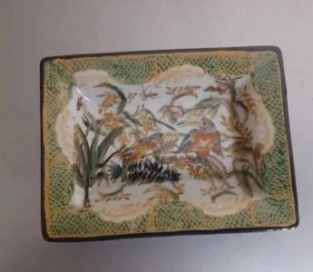 Vide poche coupelle chinoise signée Asiatides