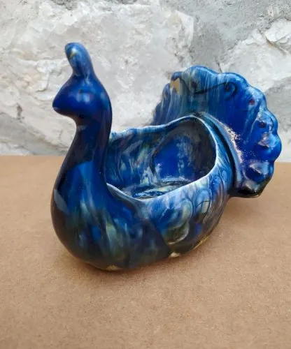 Vide poche design (poule?) signé des gres du morvan en bel etat(made in chiner )